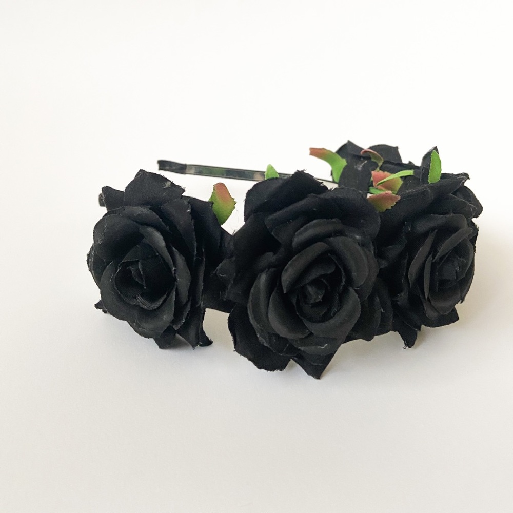 Black Roses Headband